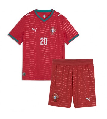 Portugal Joao Cancelo #20 Hjemmebanetrøje Børn VM 2026 Kortærmet (+ Korte bukser)